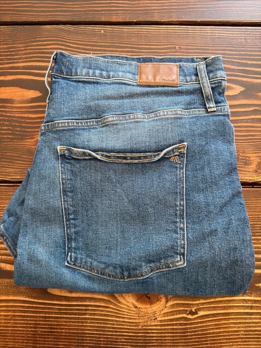 Madewell Blue Boyfriend Jeans
